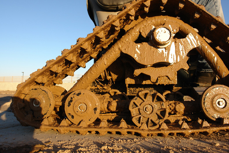 Tankchair Has a Durable Track System