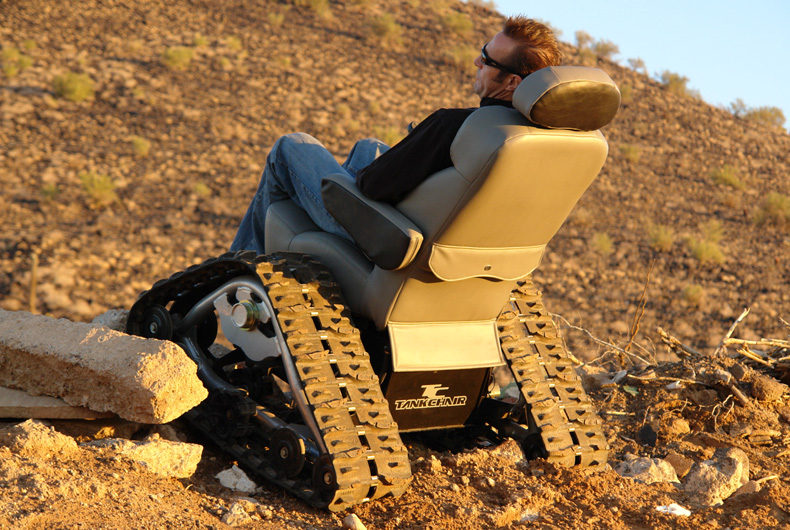 Go for a Trek in the Desert With a Tankchair